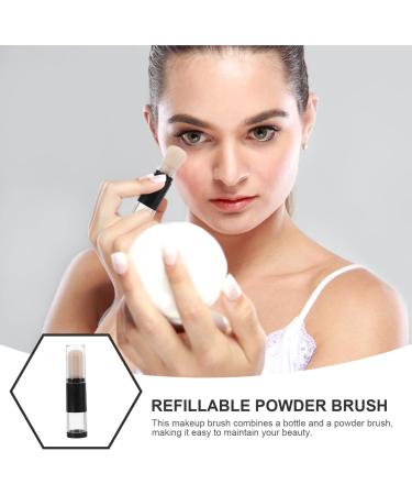 Beaupretty Retractable Blush Brush Face Powder Brush Kabuki Foundation Brush Travel Makeup with Refillable Loose Powder Bottle Jars for Color Highlight Contour Blush  - Buy Online on GoSupps.com