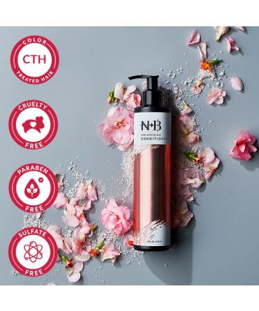 N+B Hair Volumizing Conditioner | Blue Agave Oil & Biotin for Soft Shiny Hair | Safe for All Hair Types Colored & Chemically Treated Hair - Buy Online on GoSupps.com