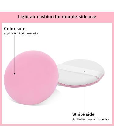 Buy Molain Round Beauty Blender Pads - 8-Part Soft Makeup Sponge Set | Perfect for Primer Concealer & Cream - Smooth Blending Applicator (Pink Rose) - Buy Online on GoSupps.com