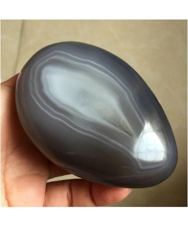 7-9cm Natural Rare Water Bile Agate Rough Raw Agate Crystal Stone with Water Trapped Inside Moving Feng Shui Original Stone Palm - Buy Online on GoSupps.com