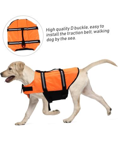 Sosoport Pet Tank Tops Dog Water Vest Saver Vest Pet Supply Dog Float Reflector Vest Pet Life Vest Life Jackets for Puppies Pet Swimming Jacket Oxford Cloth Small Dog Puppy XS Orange - Buy Online on GoSupps.com