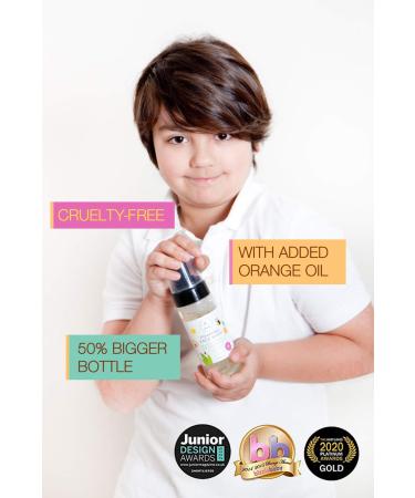 Organic Gentle Kids Foaming Face Wash - Natural, Vegan, Toxin-Free | Sulphate & Paraben Free | Orange Oil | For Kids & Preteens - Buy Online on GoSupps.com