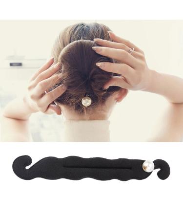 Lurrose Hair Bun Maker Foam Sponge - 2-Piece Hair Donuts Shaper for Women | Perfect Round Chignon Tool for Effortless Hairstyles - Buy Online on GoSupps.com