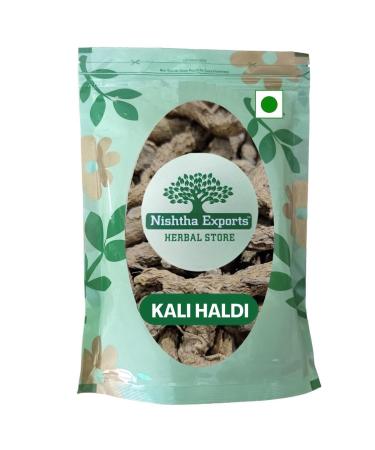 RAW HERB/JADI BOOTI KALI HALDI NARKACHUR NAR KACHUR NAR KACHOOR BLACK TURMERIC CURCUMA ZERUMBET (250GM) 250 g (Pack of 1)