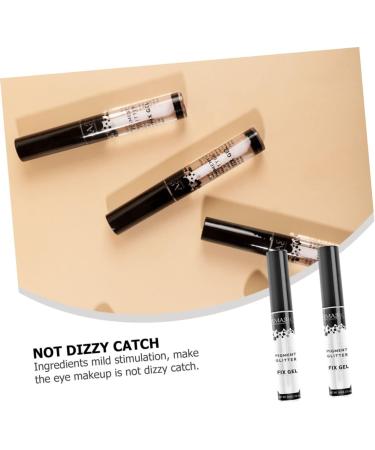 Mikinona Glitter Lip Glue 2pcs Backing Eyeshadow for Supplies Glitter Cosmetics Base Eye Glue Women Shadow Powder Makeup Fix - Buy Online on GoSupps.com