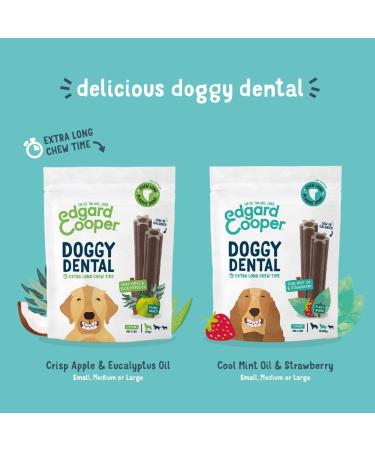 Buy Edgard & Cooper Dental Stick Treats for Dogs - Mint & Strawberry | Natural Low Calorie Fresh Breath - 840g (8 Packs) - Buy Online on GoSupps.com