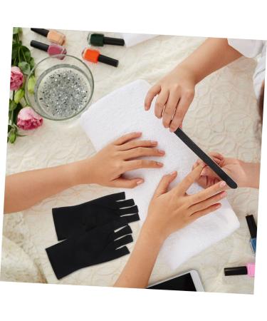 Ipetboom 1 Pair Nail Gloves Nail Polish Gloves Driving Gloves Manicure Gloves Uv Protection Protective Gloves Uv Gloves for Gel Nail Lamp Sunblock Gloves Polyester Dryer Sun Protection Miss - Buy Online on GoSupps.com