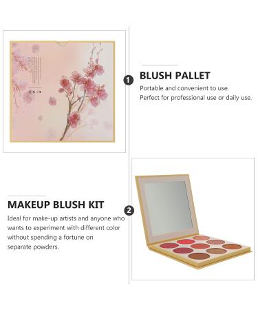 Solustre 1-Piece 9 Color Makeup Palette - Shimmering Eyeshadow Blush & Loose Powder for Flawless Face - International Shipping Available - Buy Online on GoSupps.com