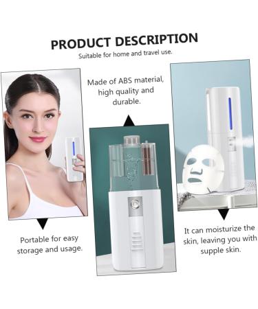 Ipetboom 1pc Hydrating Instrument Face Steamer Portable Machine Facial Face Mist Sprayer Moisturizer Handheld 14.5X5X5cm - Buy Online on GoSupps.com