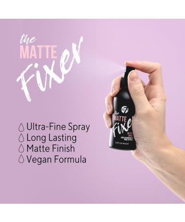 W7 The Fixer Makeup Setting Spray - Matte Finish - Long-Lasting Ultra-Fine Formula - Cruelty Free and Vegan - 2 Pack Pack of 2 Matte - Buy Online on GoSupps.com