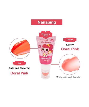 Teenieping Kids Dual Lip Balm and Tint | Fruit Flavored Lip Gloss for Pretend Play | Non Toxic Makeup for Girls Ages 3-8 - Buy Online on GoSupps.com