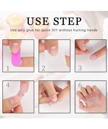 Black Glitter Square Press On Nails with Gold Sequins - Acrylic False Nails for Women - Buy Online on GoSupps.com