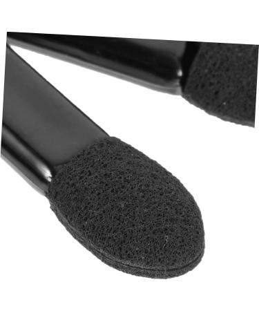 Baluue 500 Pcs Mini Eyeshadow Swab Eyelash Applicator Mini Lip Brush Eyeshadow Sponge Brush Plastic Black - Buy Online on GoSupps.com