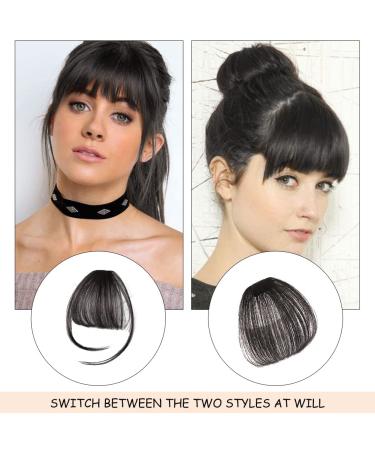 Clip-in Human Hair Bangs | Wig-Air Bangs Hairpieces for Girls & Women - International Shipping Available - Buy Online on GoSupps.com