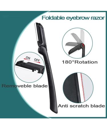 Pufandor Eyebrow Grooming Kit - Trimmer, Scissors, Razor, Tweezers & Brush for Women and Men | Eyebrow and Eyelash Extensions Tools - Buy Online on GoSupps.com