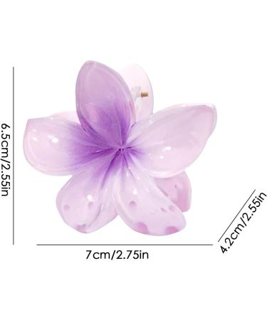 Flower Hair Clips | Floral Hair Clips | Fashion Hair Clips Plumeria Hair Clips 5 Flower Hair Clips Plumeria Hair Clip Plumeria Hair Barrettes P Purple - Buy Online on GoSupps.com
