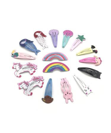CYBAUG 100-Pack Metal Hair Clips for Girls - Cute Snap Barrettes for Fine/Thick Hair - Colored Hair Accessories - 2 inch - Buy Online on GoSupps.com