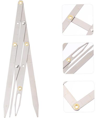 FOMIYES 2pcs Eyebrow Scale Mini Tools Eyebrow Positioning Ruler Ratio Eyebrow Ruler Tool Miss Adjustable Set 1 count (Pack of 1) Silverx2pcs - Buy Online on GoSupps.com