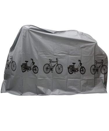 eoocvt Bike Cover Waterproof Dustproof Cover for Indoor and Outdoor Use - Gray