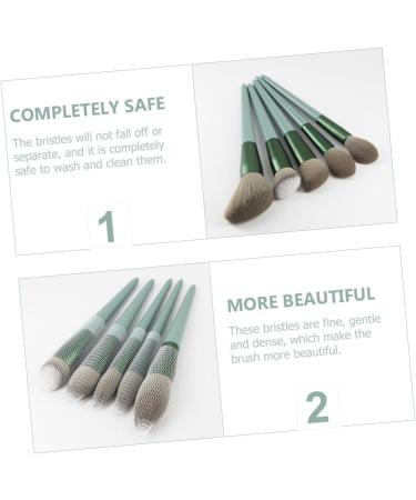 minkissy 1set Makeup Brush Set Face Powder Brush Tapered Brush Wooden Foundation Brush Eyeshadow Eyeliner Brush Blending Powder Mix Artificial Fiber Wooden Handle Brush Miss - Buy Online on GoSupps.com