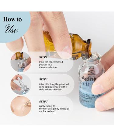 Freeze-Dried Blue Copper Peptide Lifting Kit Anti-Aging Serum Face Serum for Firming Wrinkle Care Skin Elasticity Hydration with Blue Copper Peptide Collagen & Peptides (8 Weeks) 0.02 Fl Oz (Pack of 1) - Buy Online on GoSupps.com