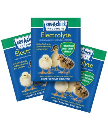 Sav-A-Chick 9 Pack of Electrolyte and Vitamin Supplement for Poultry