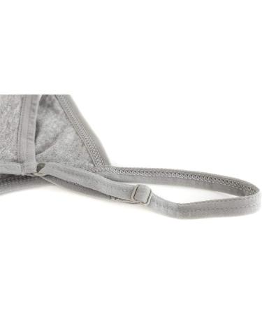 Manci Women's Cotton Maternity Pajama Top Tank Cami | Nursing Sleep Bra | L Gray+Yellow - Buy Online on GoSupps.com