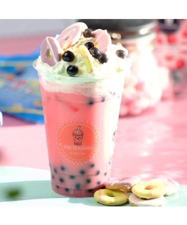 Popping Boba Bubble Tea Kit - 3 Flavor Gift Set with Passion Fruit, Blueberry, Cherry Boba Pearls - Makes 9 Servings | The TeaShed - Buy Online on GoSupps.com