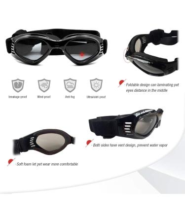 Petleso Stylish Dog Glasses - Waterproof UV Protection Sunglasses for Small & Medium Dogs - Buy Online on GoSupps.com