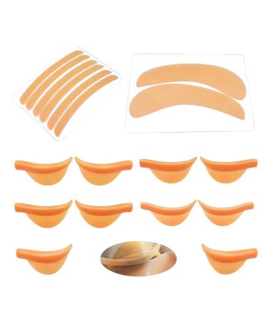 Libeauty LIBeauty Eyelash Lift Accessories with Eyelash Lift Pads Lash Lift Tapes Reusable Pads for Lash Perm and Eyelash Lift - (Orange)