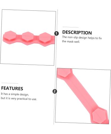 BUIFULSIC Clever Face Mask Hook Earring Band - Adjustable & Extendable Ear Tabs - 10 Pack in Pink | Comfortable Mask Cordel for Stylish Face Protection - Buy Online on GoSupps.com