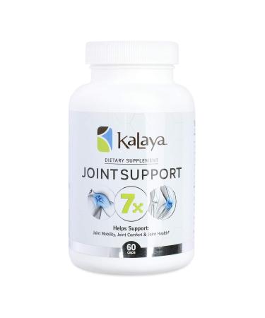 Kalaya 7X Joint Support Supplement - Designed by Medical Professionals - for Joints Bone Health and Muscle Support - with Turmeric Collagen and Vitamin C - 60 ct