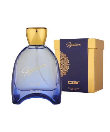 Si-gnature Royal perfume- CZAR for Men|Premium long lasting fragrance| Eau De Parfum|Fresh fragrance of lavender Patchouli|100 Ml|Pack of 1