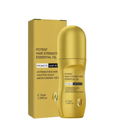 Huile de cheveux Damaged Hair Oil Scalp Oil for Hair Growth Hair Thickening Oil for Men Rollerball Hair Oil for Growth Scalp Oil Hair Moisturizer for Thickening