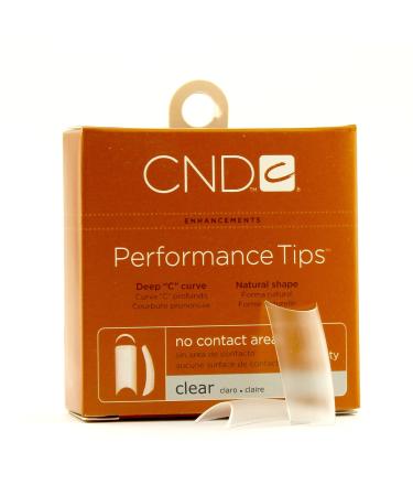 CND - Brisa Sculpting Gel - Performance Clear Tips - No. 3