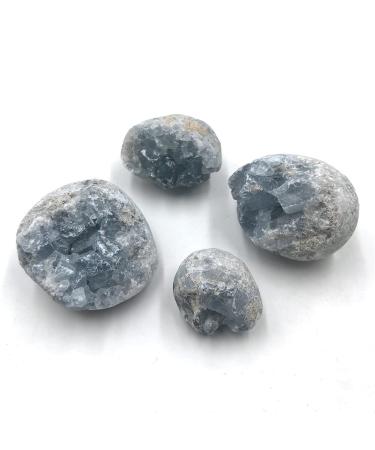 1kg/2.2LB Bulk Natural Blue Celestite Quartz Crystals Cluster Stones Home Room Decoration Druzy Geode Wholesale ZJGIDTEM (Color : Celestite Cluster Size : 1kg Bulk) 1kg Bulk Celestite Cluster