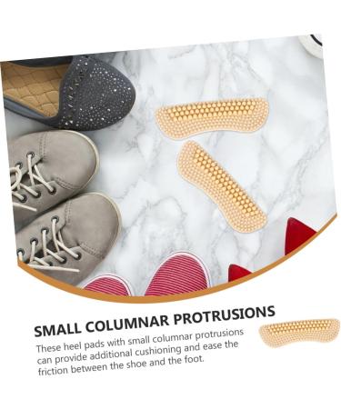 FOMIYES Heel Cushions - 3 Pairs Gel Guard Inserts for Comfort & Support | Self-Adhesive Heel Pads for Shoes - Perfect Floor Mat Thickness - Buy Online on GoSupps.com