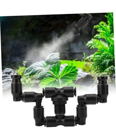 HANABASS 2pcs Reptiles Sprayers Reptile Humidifier Reptiles Cooling Nozzle Sprinkler System Reptile Terrarium mediumx2pcs Blackx2pcs - Buy Online on GoSupps.com