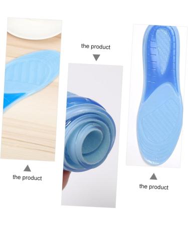 FOMIYES Breathable Sports Insoles - Anti-Slip Gel Cushion Pads | Thick Comfortable Shoe Inserts | Blue 28x8.5cm | International Shipping Available - Buy Online on GoSupps.com