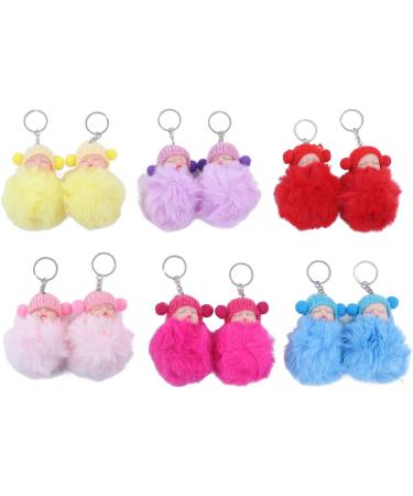 Buy mlida Sleeping Baby Pendant Keychain | Fluffy Fur Doll Luggage Tag | Cute International Shipping - Buy Online on GoSupps.com
