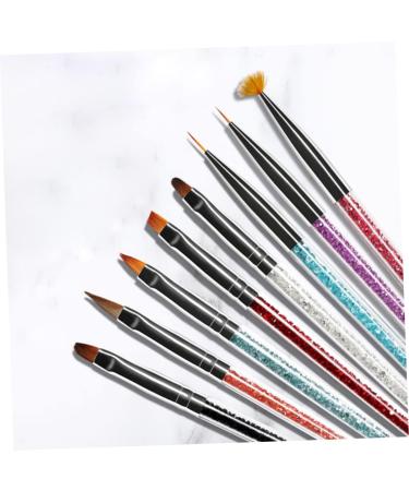 FRCOLOR Nail Art Pen Kit Set liquid glitter nail art nail art nails nail art nail drawing painting es powder nail liner glitter manicure gradient nail Acrylic Powder Painting Brush - Buy Online on GoSupps.com