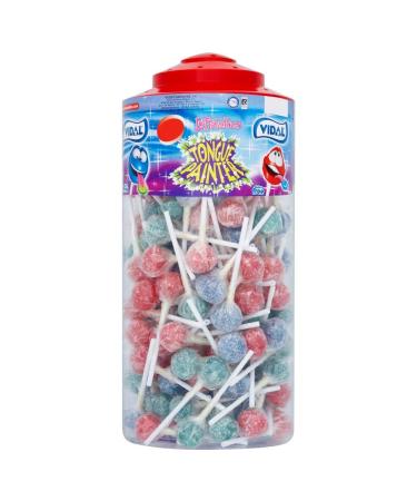 Tongue Painter Lollies 5p x 150 x 1 Kids Party Sweets Candy Confectionary