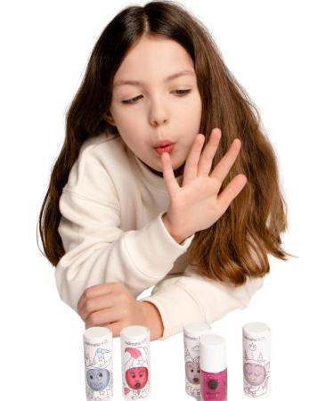 Nailmatic Kids Crac - Non-Toxic Children s Nail Polish Set (2) & Nail Art Stickers - Perfect Gift for Boys & Girls (3+ Years) - Fun Pink Manicure - Buy Online on GoSupps.com