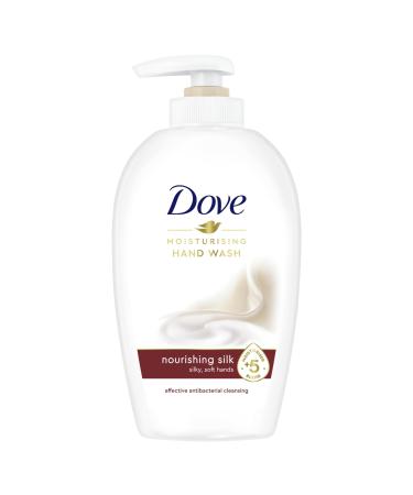 Dove Nourishing Silk Liquid Hand Wash effective antibacterial cleansing for silky-soft and protected hands 250 ml Orchid 250 ml (Pack of 1)