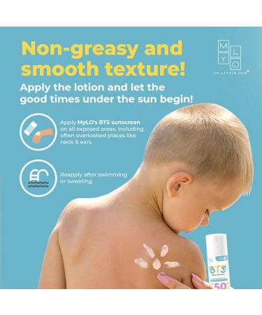 MyLO BTS SPF 50 Sunscreen | Broad-Spectrum UVA & UVB Protection | Nourishing Moisturizer for All Skin Types | Paraben-Free & Water Resistant | 30ml - Buy Online on GoSupps.com