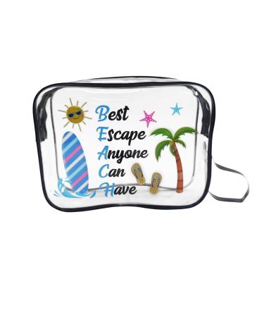 Toiletry Bag Women Clear Wash Bag Waterproof Clear Travel Toiletry Bag Cosmetic Makeup Bags Girls Wash Bag Holiday Travel Bag for Toiletries Cosmetics Bag (B)