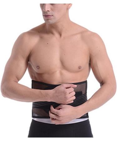 Back Support Back Brace Lumbar Support Waist Trimmer Sweat Belt Adjustable Waist Trainer Gym Fitness Sauna Slimming Belt Back Support Belt(X-Large) X-Large Black - Buy Online on GoSupps.com