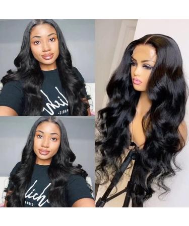 Bele 13x6 Transparent Lace Front Body Wave Wig 18 180% Density HD Brazilian Virgin Human Hair - Natural Color for Black Women - Buy Online on GoSupps.com