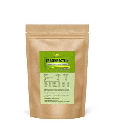 Bonemis pea protein (86% protein 18 amino acids vegan premium quality) 1 kg in bag no additives