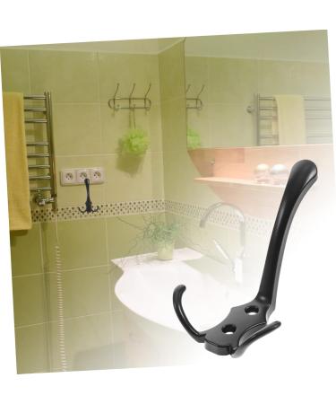Alipis 8 Pcs Clothes Hook Wall Mount Clothing Rack Black Towel Holder Hooks Hanger Hook Nordic Ledge - Buy Online on GoSupps.com